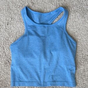 Ebb to Street Cropped Racerback Tank Top B/C support